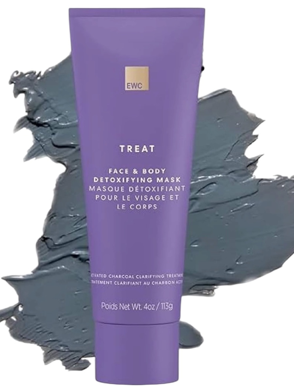 EUROPEAN WAX CENTER EWC Detoxifying Face & Body Mask 4 oz 113g